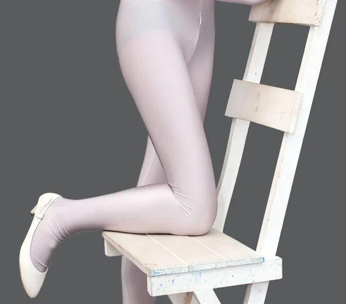 Сексуальные женские блестящие двухполосные леггинсы из спандекса на молнии с