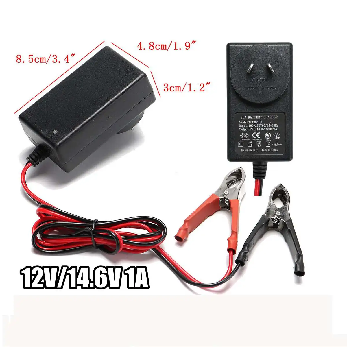 Интеллектуальное зарядное устройство maintender Trickle 12 V 14,6 V 1A для автомобиля, мотоцикла EU Plug