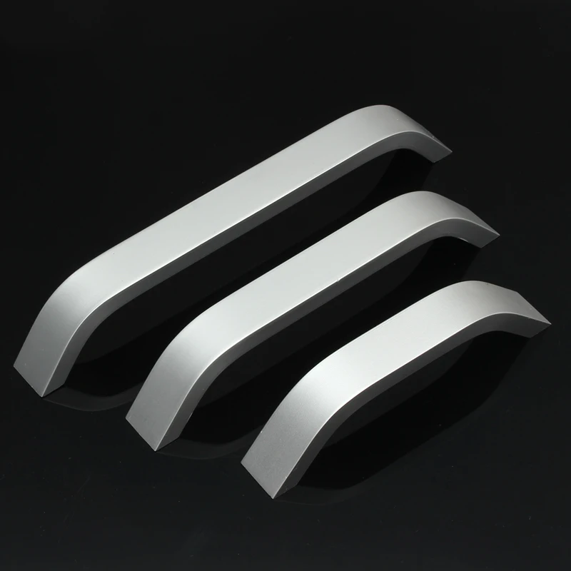 Ручка из алюминиевого сплава для кухонного шкафа с одним отверстием 96 мм/128 мм/160