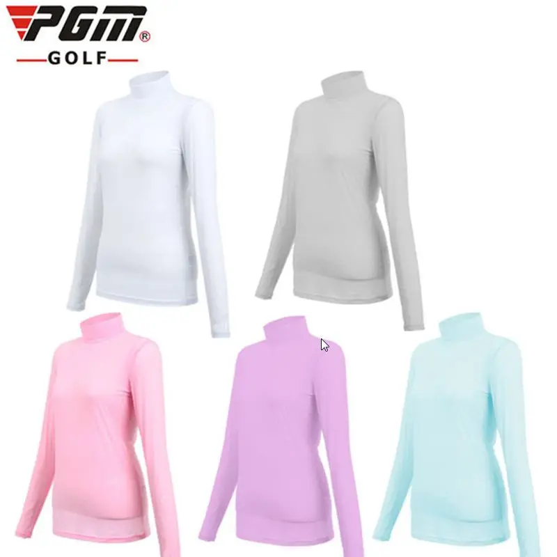 Открытый Солнцезащитная рубашка Pgm женская летняя Ice Silk нижнее белье