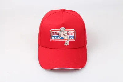 1994 Бубба Гамп креветка ко. Бейсболка Форрест Гамп костюм Cosplay Snapback кепка мужская и женская летняя Gorras Регулируемая Кепка