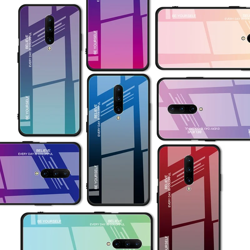 OnePlus6t стеклянный чехол для Oneplus 7 Pro 6 6T Oneplus6 Oneplus6t Роскошный телефона One Plus s|Бамперы|