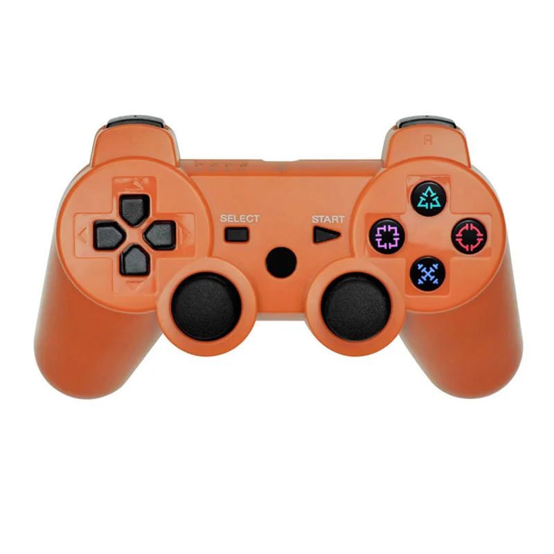 Orange Bluetooth геймпад для PS3 контроллер беспроводной джойстик для PS3 Dualshock 3 с Sixaxis Замена управления для PlayStation 3 - Цвет: Orange
