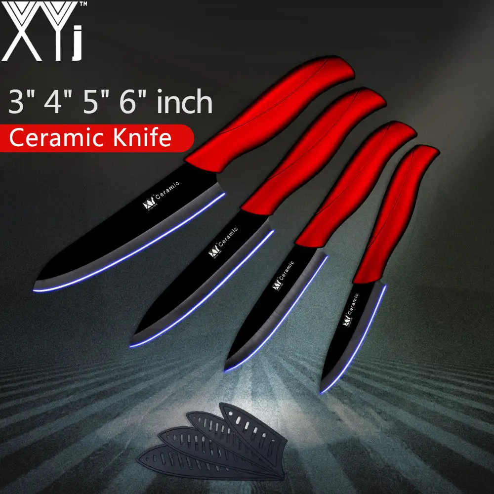 XYj кухонный керамический нож Ножи Пособия по кулинарии набор инструментов 3