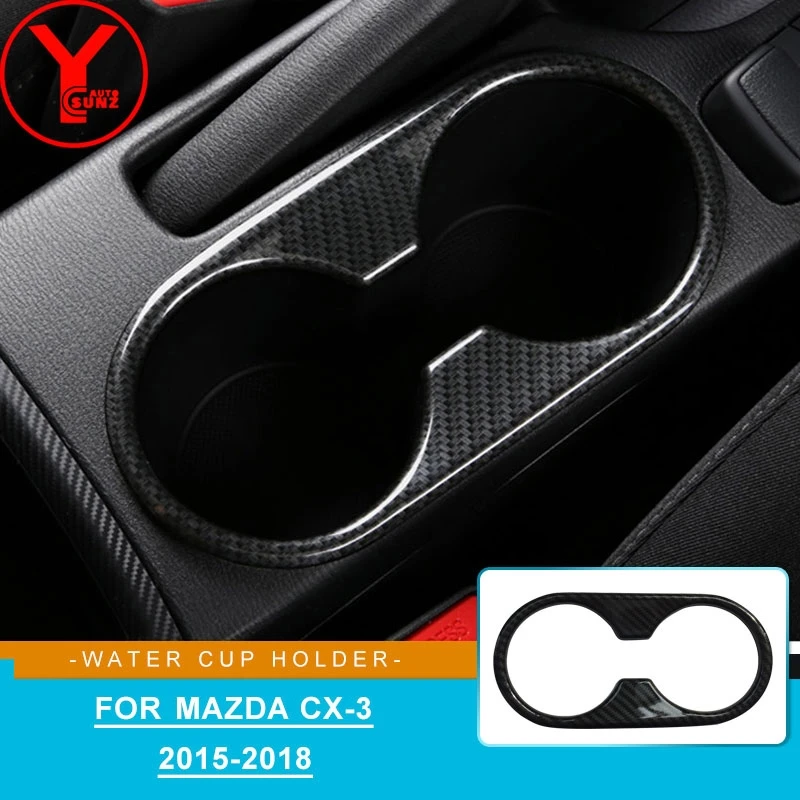 Аксессуары для интерьера автомобиля из углеродного волокна ABS mazda cx-3 cx3 2015 2016 2017 2018