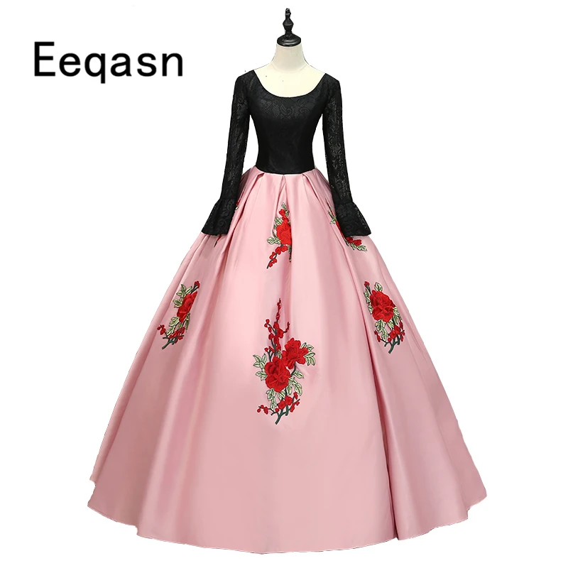 Quinceanera Новинка 2020 кружевное бальное платье с длинным рукавом милое 16 для 15 лет