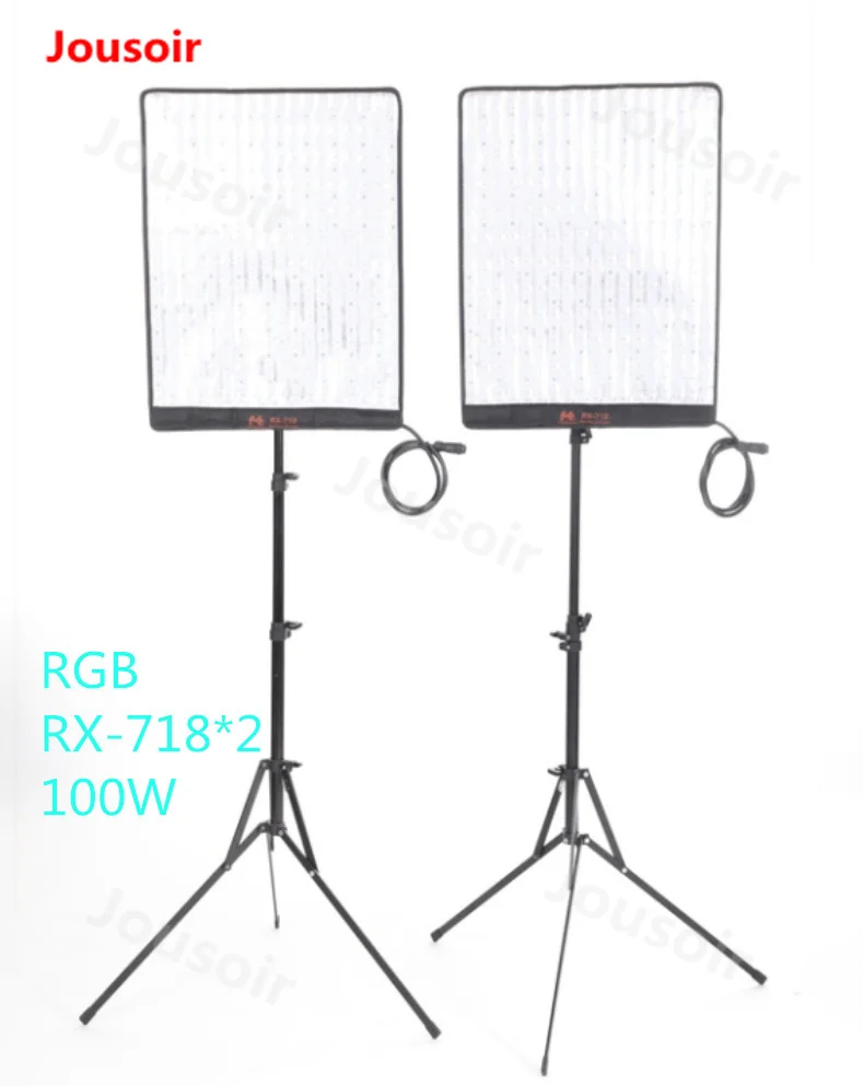 Falcon Eyes 2 шт. RX-718 2700-9999 K рулон гибкий портативный LED для фото Vedio лампа с DMX 648 гибкая