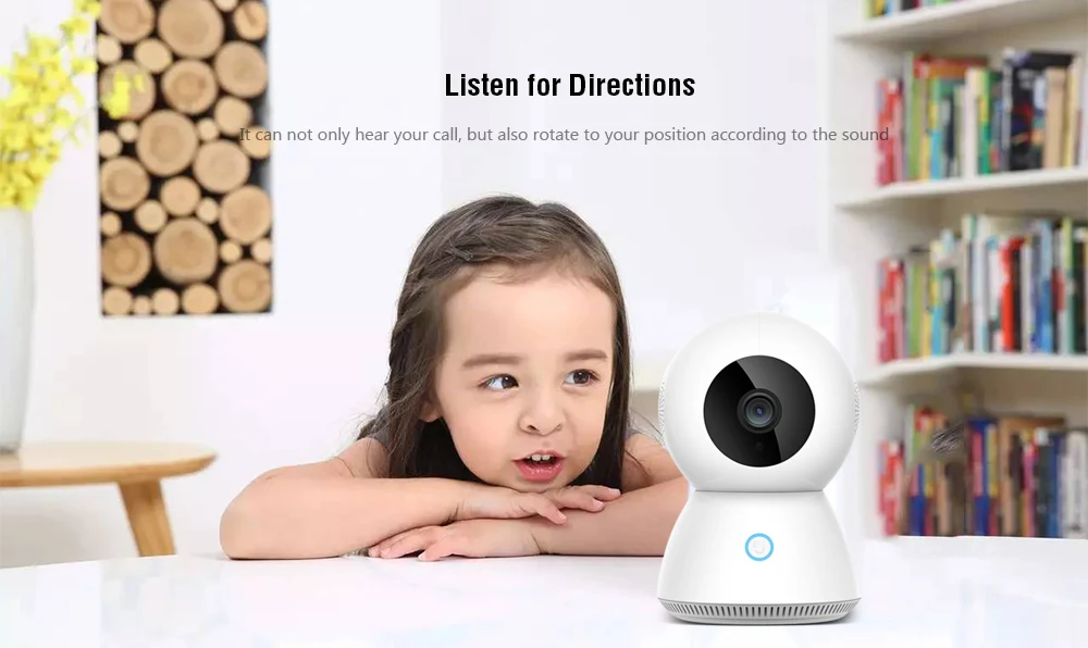 Xiao mi jia 360 градусов Смарт 1080P WiFi Беспроводная ip-камера IR Full HD ночного видения многоугольный монитор веб-камера mi APP