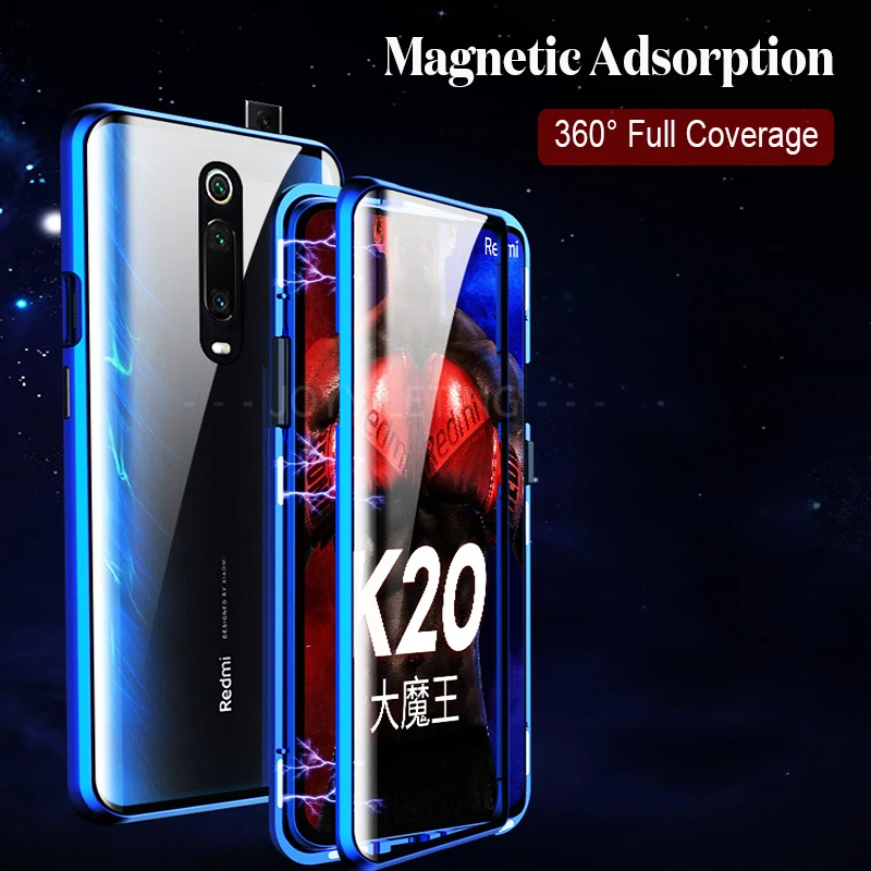 Магнитный чехол для redmi. k20 pro. Note 7 Pro. Чехол металлический бампер xiaomi pro