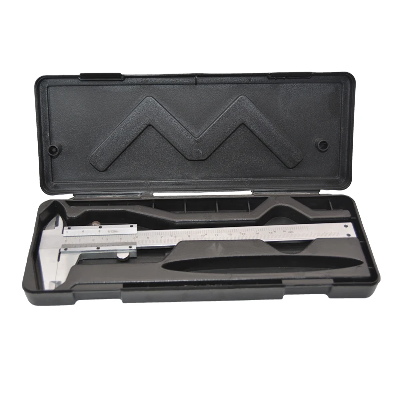 

Vernier Caliper 6 "0-150mm / 0.05mm 0.008inch Metal Stainless Steel Calipers Gauge Micrometer Measuring Tools vernier caliper