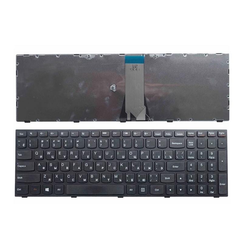YALUZU RU Клавиатура для ноутбука LENOVO G50-70 G50-45 B50 G50 G50-70AT G50-30 Z50 G50 Z50 B50 G50-70 B70-80 RU раскладка клавиатуры Русский черный