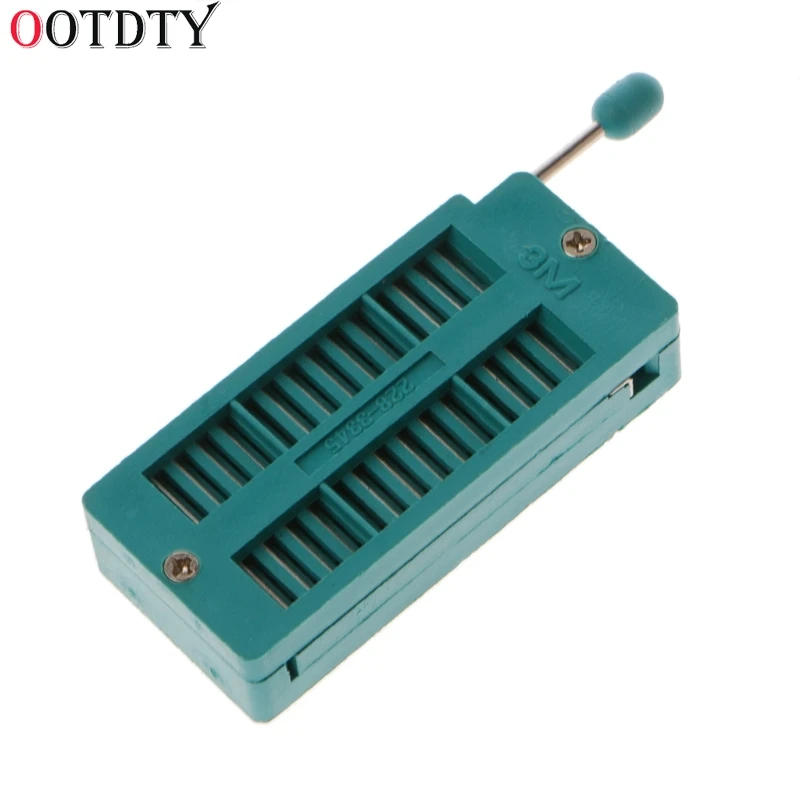 OOTDTY 2018 модный 16 20 24 28 40 P Pin 2 54 мм Зеленый DIP Тест Универсальный ZIF IC Тип
