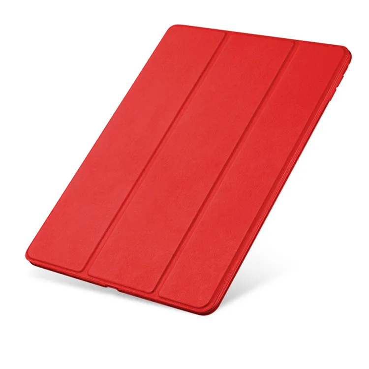 Red Для iPad чехол из искусственной кожи Magentic Smart Cover Мягкий ТПУ задняя крышка для нового iPad 9,7 A1822 A1893 чехол для планшета - Цвет: Red