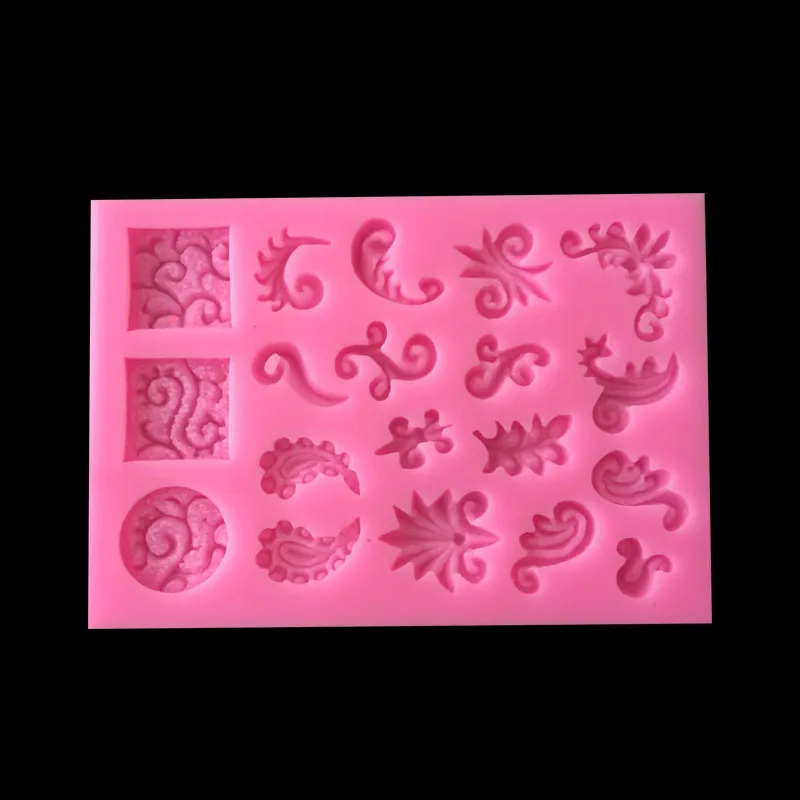 European Relief lace silicone cake mold Sugarcraft fondant tools resin | Дом и сад