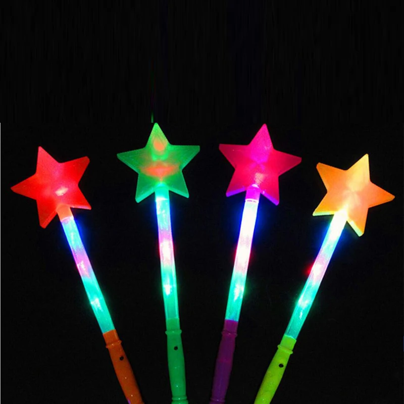 Luminous Toys Led Stick Star Love Heart Projection Glow Festival Wedding New Year Party Decoration Supplies | Дом и сад