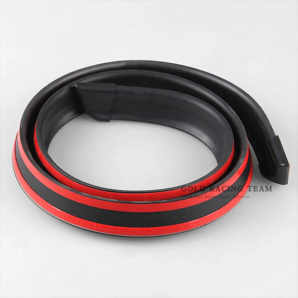 Универсальный резиновый мягкий черный Автомобильный задний спойлер 40 мм ширина 1