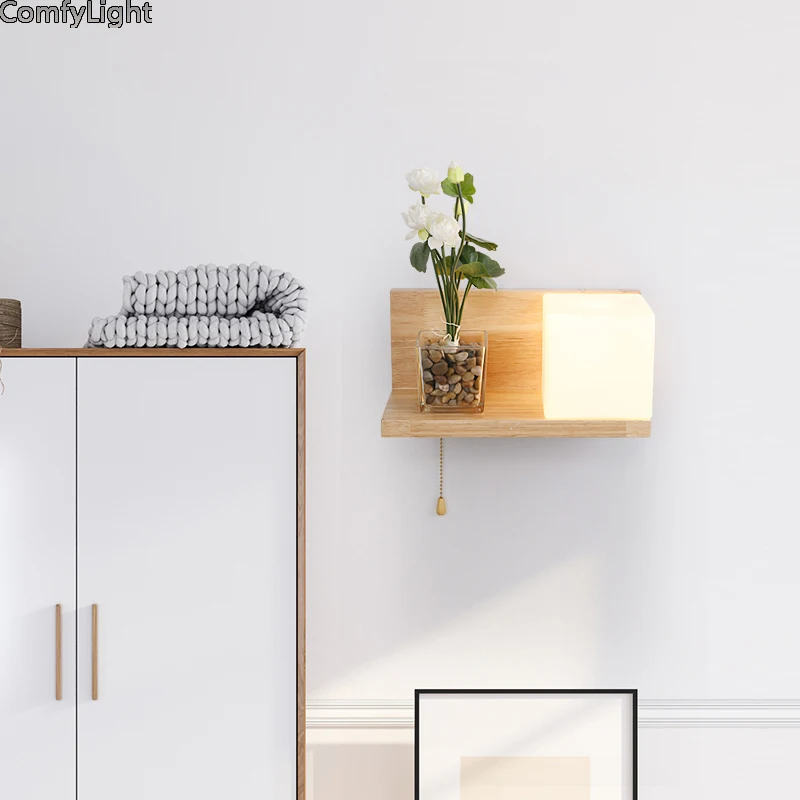 Светодиодная стеклянная настенная лампа настенное бра для гостиной спальни