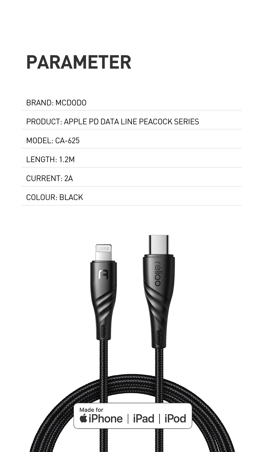 Mcdodo MFi Сертифицированный C94 USB C к Lightning Кабель PD Быстрая зарядка type C кабель для передачи данных для iPhone XS MAX XR X 8Plus iPad Pro