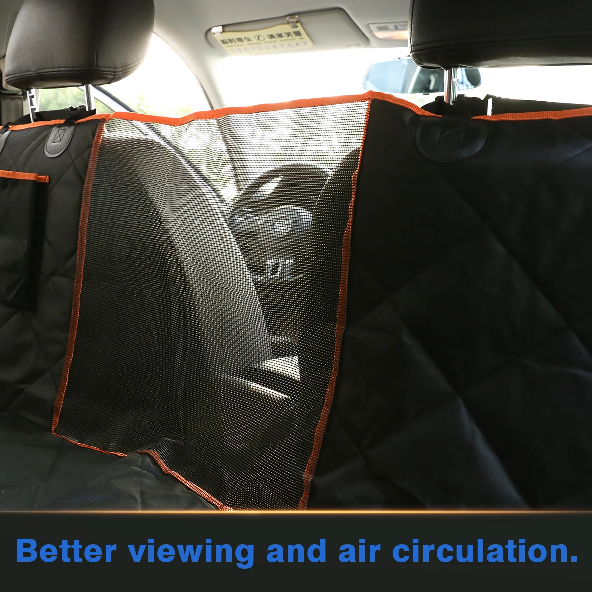 Водонепроницаемый стеганый Non-slip Pet Чехол для на автомобильное сиденье для перевозки собак гамак аксессуары для домашних животных коврик Одеяло на заднем сиденье протектор сетки смотровым окошком