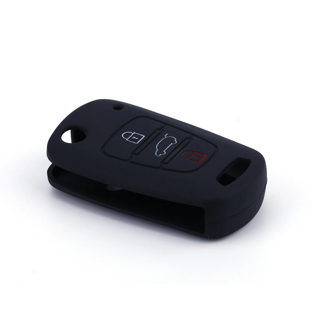 Новый стиль 3 кнопочный силиконовый чехол для ключа с дистанционным управлением