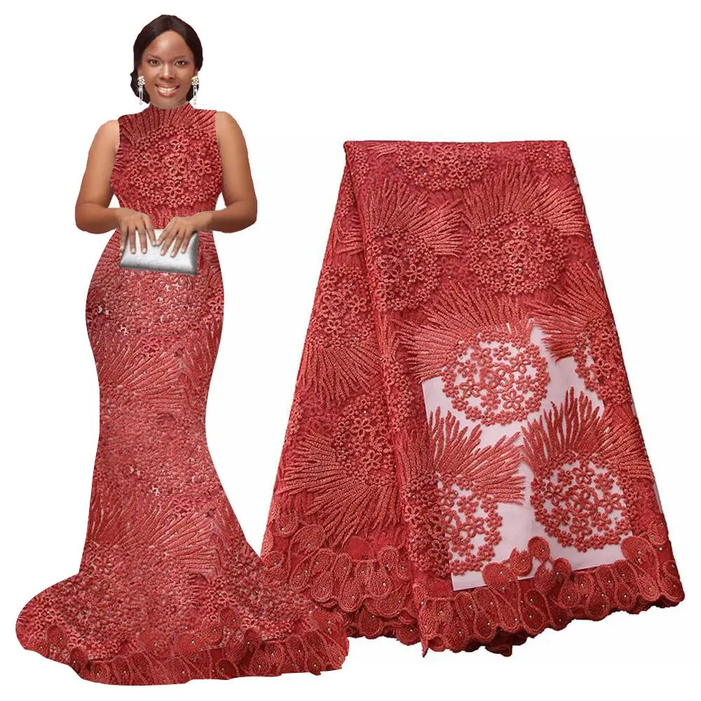 2020 фиолетовая африканская кружевная ткань для свадьбы белая королевская золотая