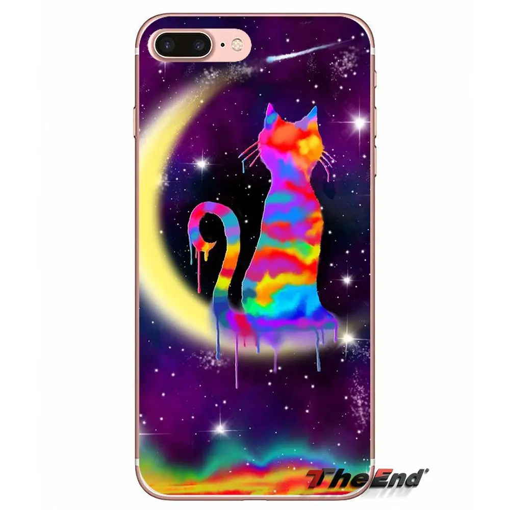 Красочные Кошки для samsung Galaxy J1 J2 J3 J5 J7 A3 A5 A7 2015 2016 2017 J330 J530 J730 аксессуары телефон
