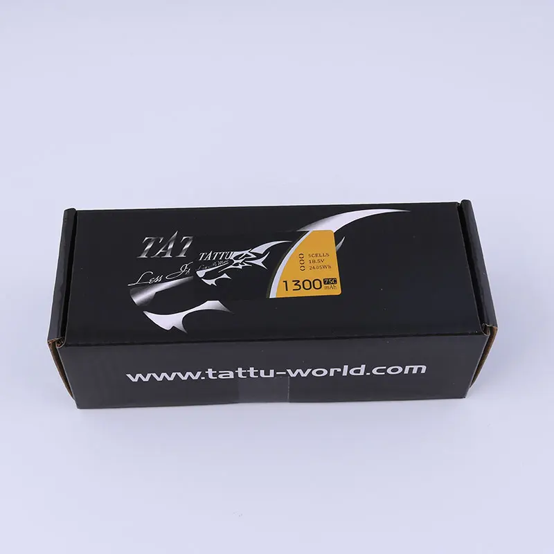 Литий полимерный аккумулятор tattu 1300 мАч 18 5 в Lipo 5S Батарея 75C 150C XT60 штекер