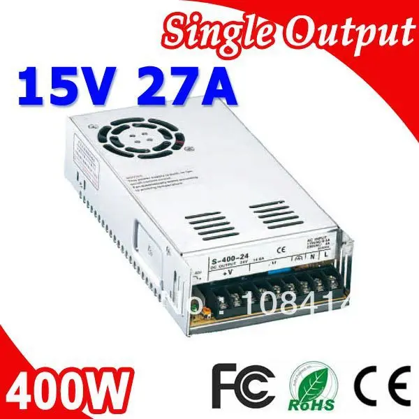 400w 27a 15vdc