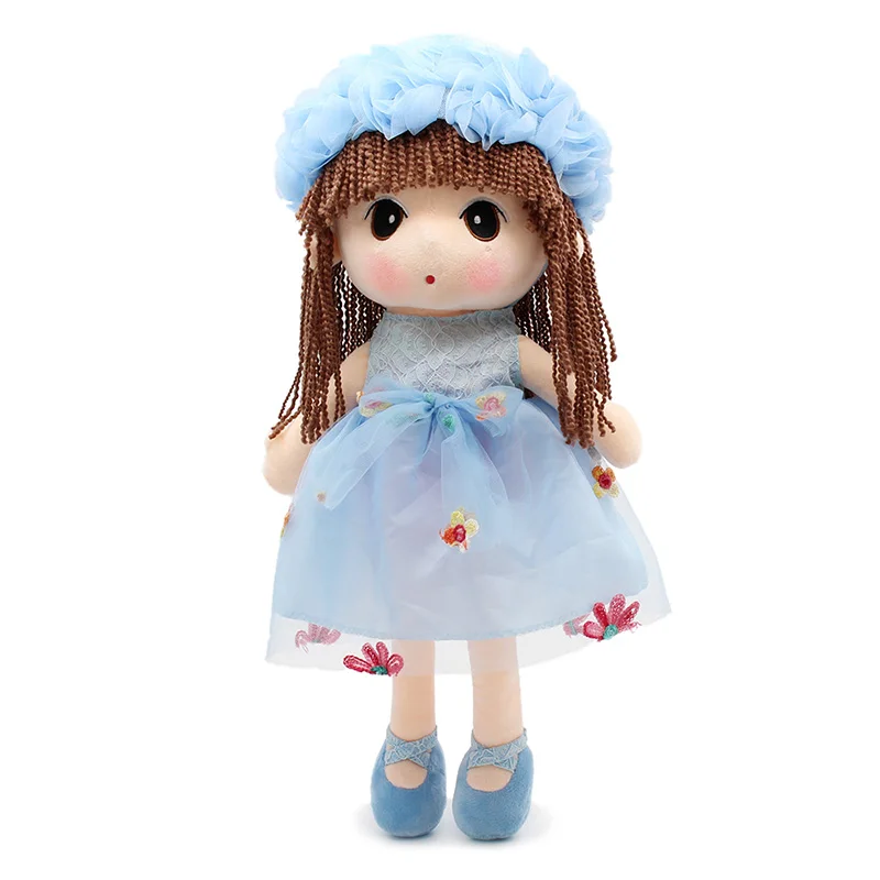 45cm Blue huaxian 40 см/45 см Kawaii Оригинальное Mayfair кукла мягкие игрушки для девочек 23 стилей высокого качества Красивые Куклы плюшевые дети toys for дети девушки подарки - Цвет: 45cm Blue huaxian