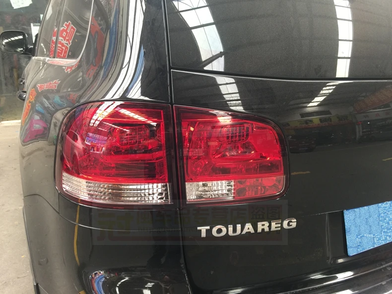 Автомобильный Стайлинг, задний фонарь для VW Touareg, задние фонари, светодиодный задний фонарь, светодиодный DRL+ тормоз+ Парк+ сигнальный стоп-сигнал