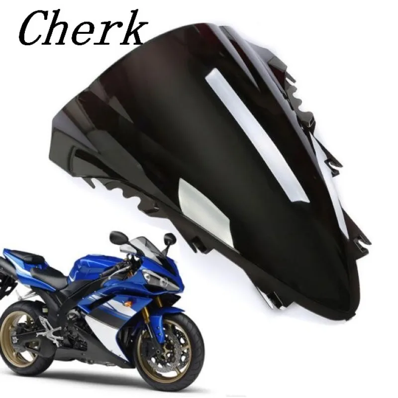 Лобовое стекло для Yamaha YZF R1 2007 2008 черный АБС пластик|windscreen windshield|double bubble windscreenbubble