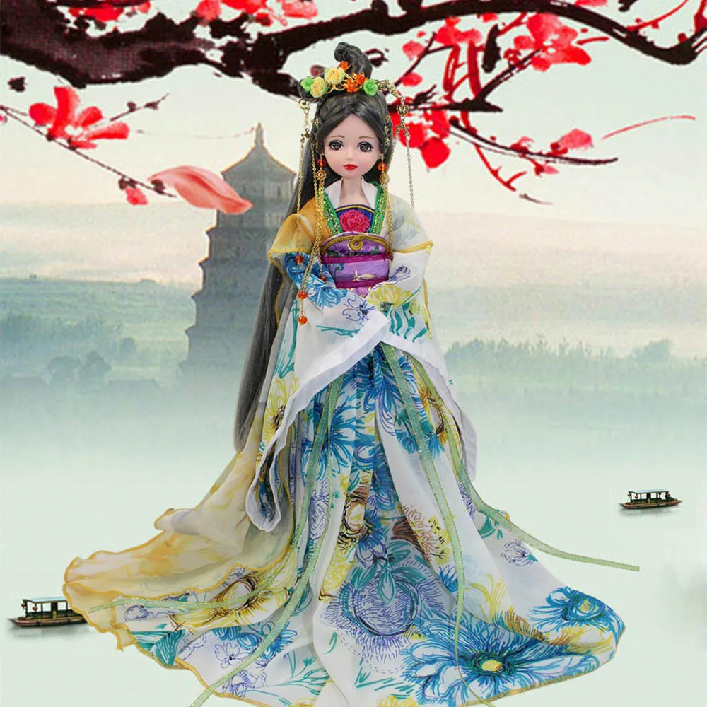 Diau Charn Fortune days 35 см шарнир тела BJD кукла Восток Шарм принцесса китайский стиль Diau Charn в том числе одежда стенд и коробка - Цвет: Diau Charn