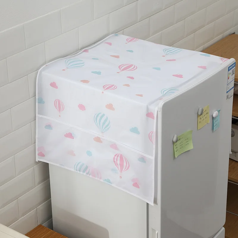 Refrigerator Cover Dust With Storage Bag Household Waterproof For Home Clean Accessories Supplies Products | Дом и сад