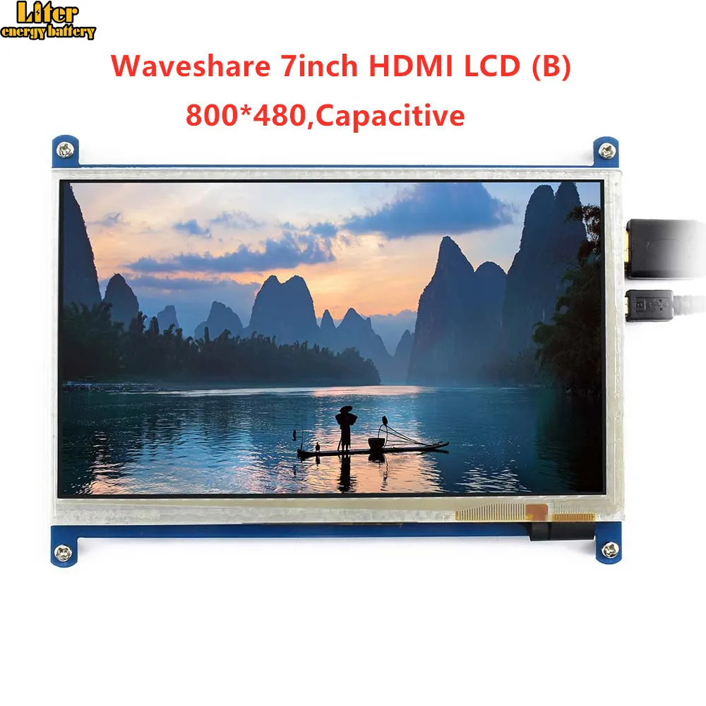 7 дюймовый HDMI LCD (B) 800*480 емкостный сенсорный экран интерфейс для Raspberry Pi поддержка