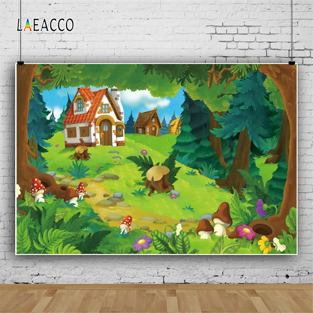 Laeacco сказочные лесные животные детские Персонализированные фотообои для