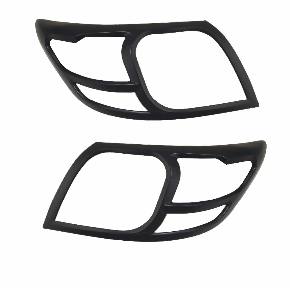 2pcs ABS HEAD LAMP COVER Car Chrome Strips FOR TOYOTA HILUX VIGO 2012 2013 2014 2015  Accessories Headlamps Cover Trim