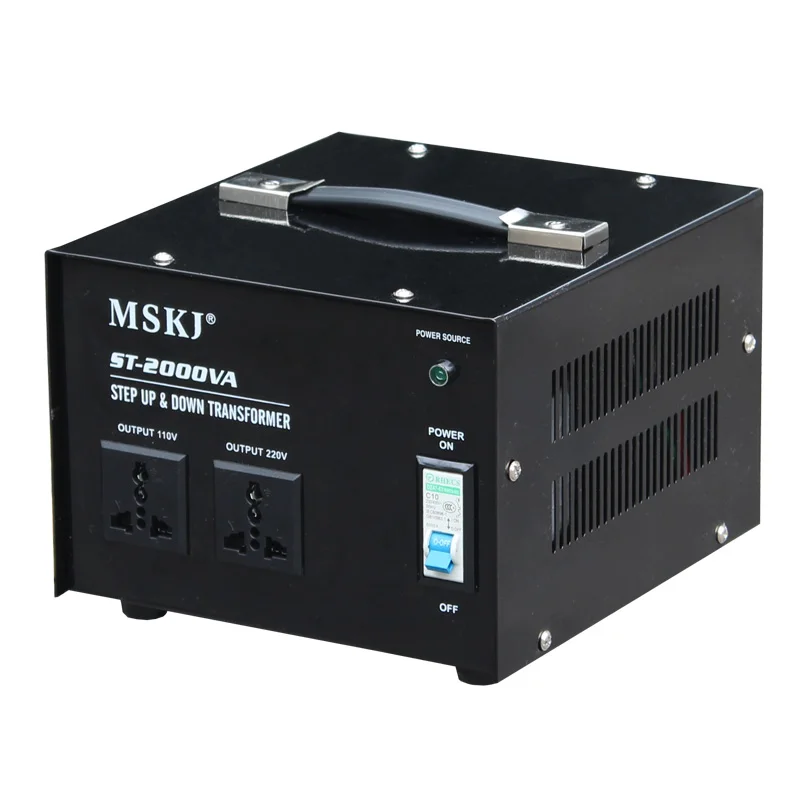 ST 2000 step down up transformer 240v 120v converter 220v 110v|converter 110v|240v converterstep |