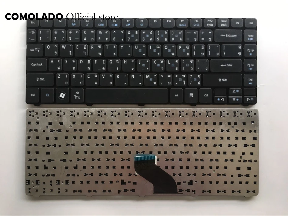 TI Thailand клавиатура для Acer Aspire 4535 4735 4739 4739Z 4740 4740G 4741 4741ZG 4743 4743G 3810T 4810T черная макет |