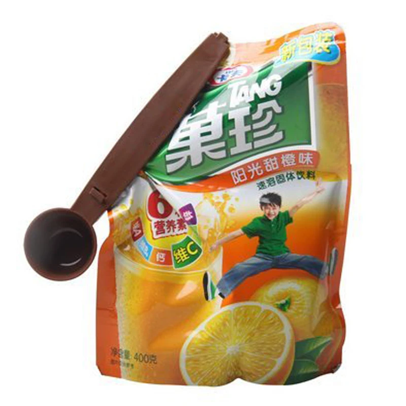 1 шт. многофункциональный пищевой полипропиленовый совок для кофе с зажимом