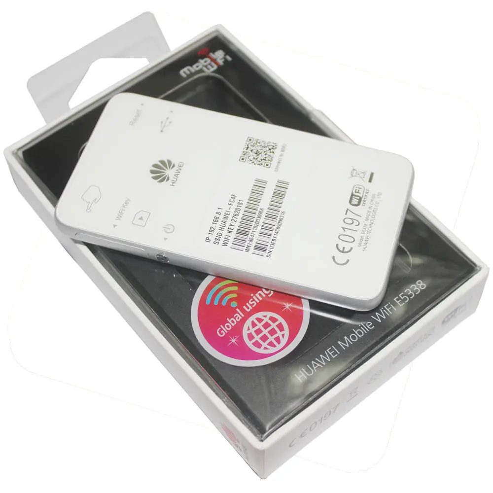 Huawei E5338 3G Портативный Беспроводной Wi-Fi роутера Поддержка HSPA +/HSPA/UMTS 2100/1900/aws1700 (b4)