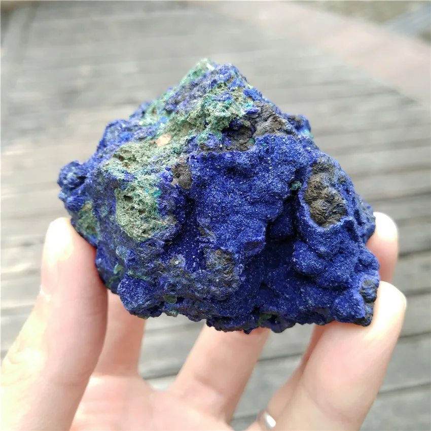 Raw голубой Азурит зелёные малахитовые шероховатый минеральный Целебный Камень