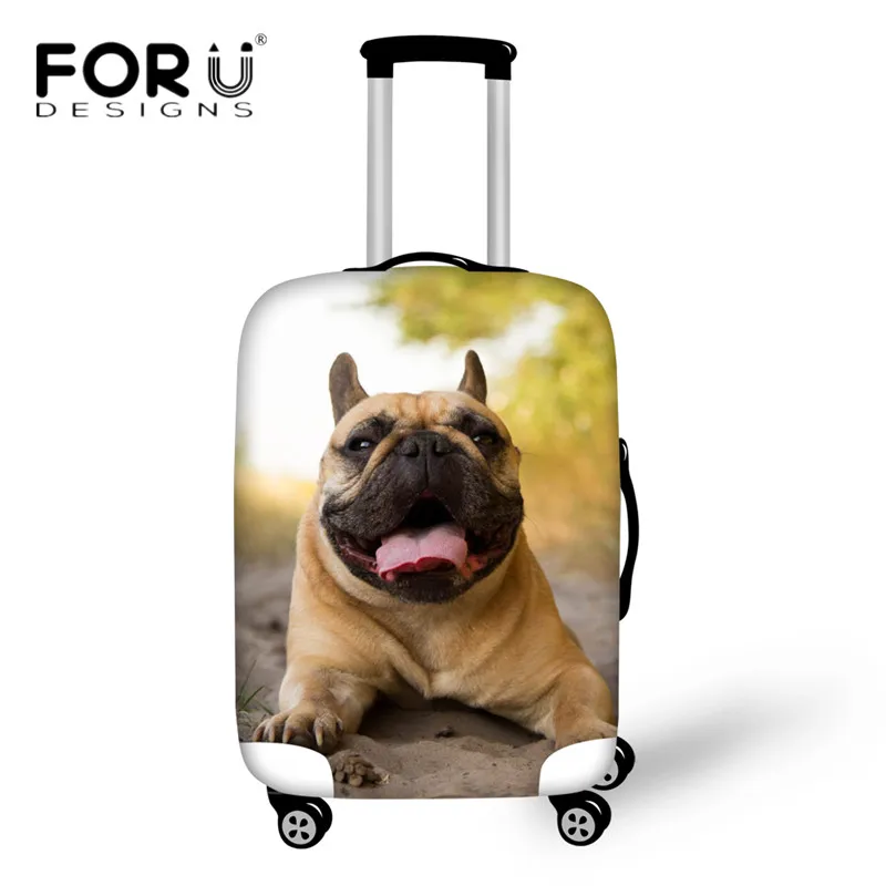 FORUDESIGNS, 3D Schnauzer, водонепроницаемый чехол для багажа, защитные пылезащитные Чехлы для собак, животных, Дорожный чемодан, чехол для 18-30 дюймов, чехлы - Цвет: H5199