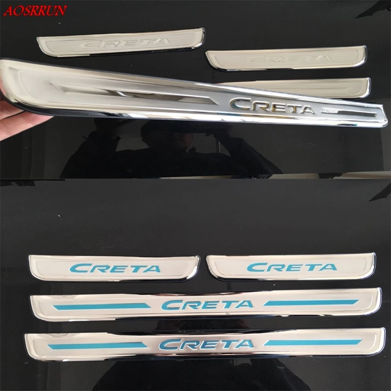 Для hyundai Creta 2014 2015 2016 2017 2018 полоса из нержавеющей стали для дверного порога