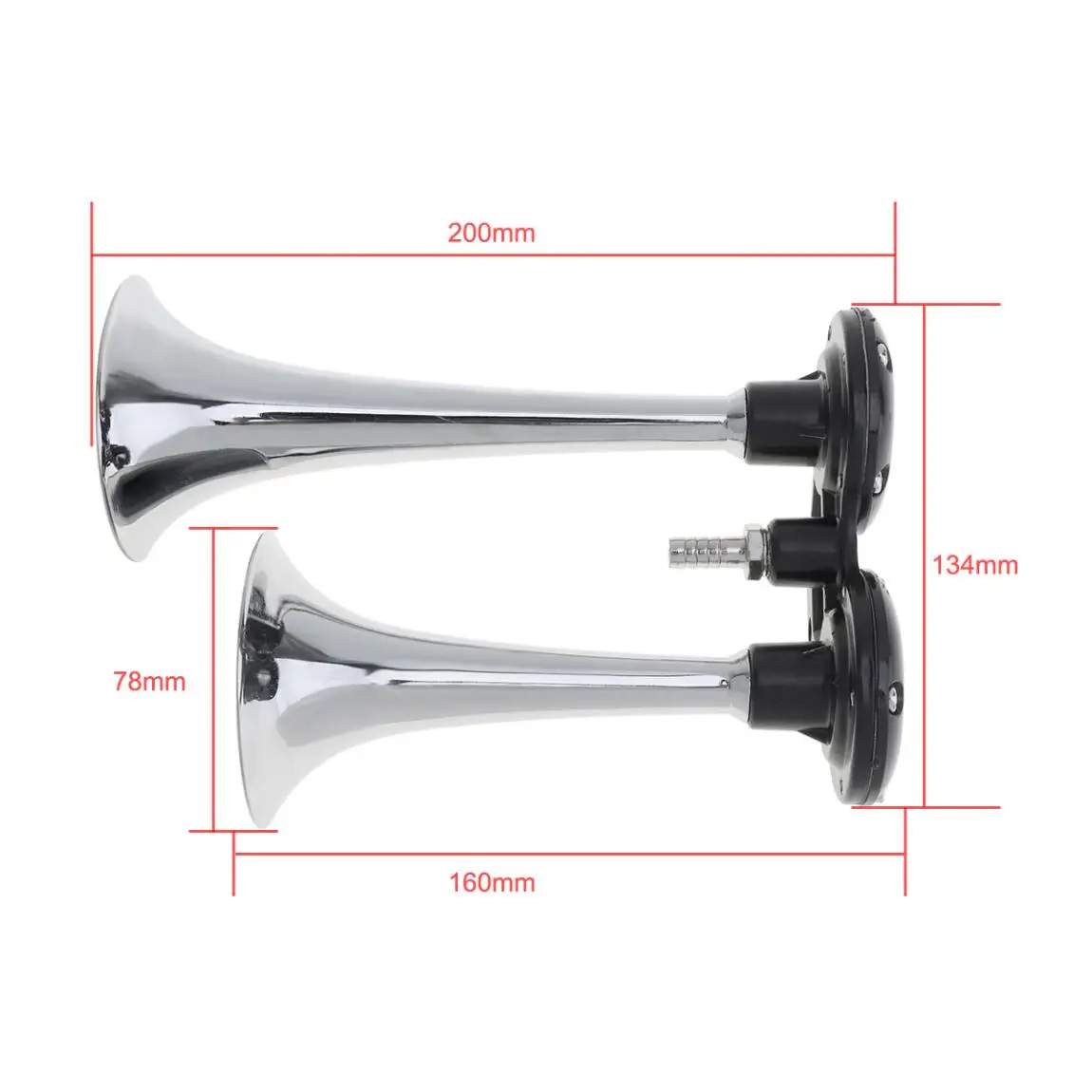 12В 178дб супер громкий двухтоновый воздушный рожок Комплект Труба компрессор с