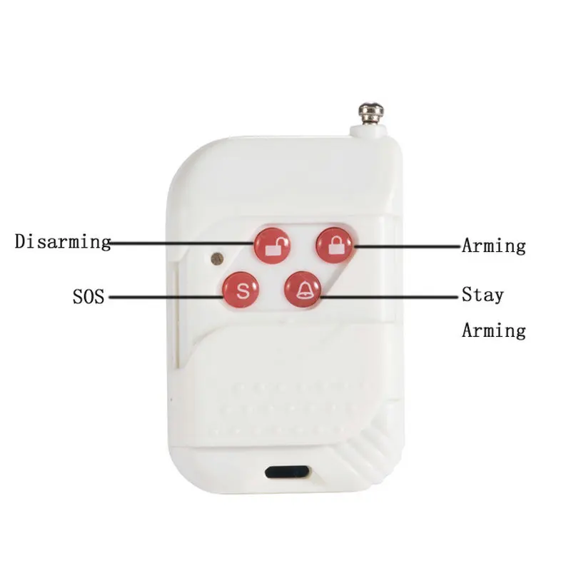 

1 Set Working Alone PIR Motion Alarm Detector Remote control to arming Intruder Sensor Wireless control anti theft electric dog