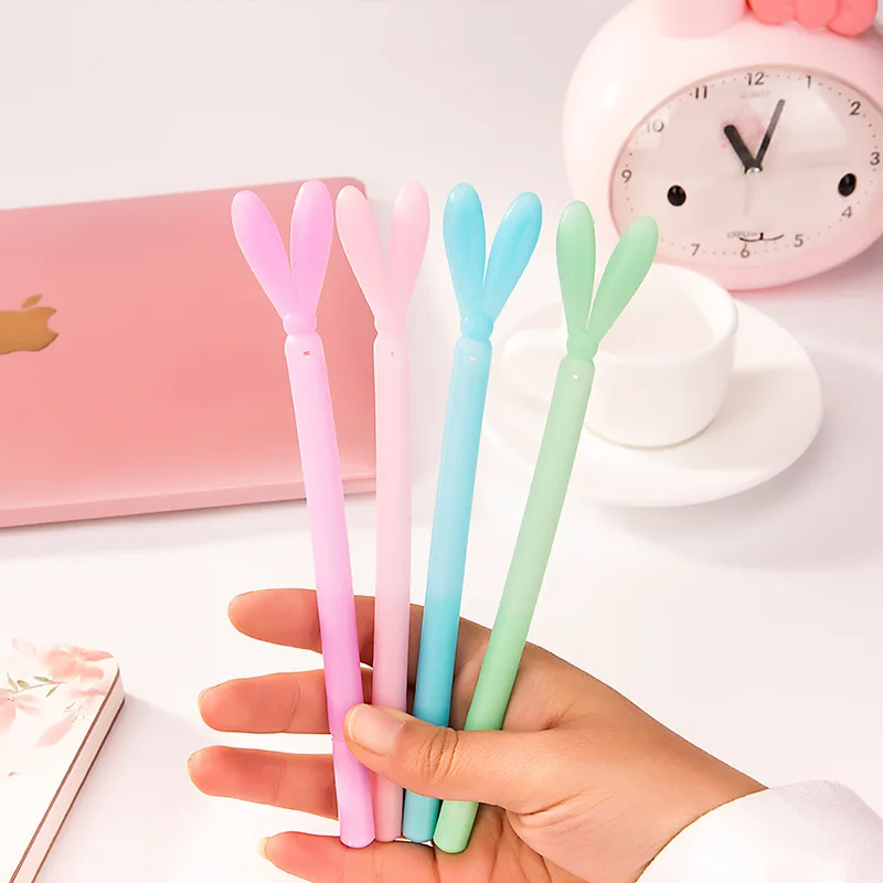 Бесплатная доставка Продвижение гелевая ручка Kawaii желе Кролик ролик прекрасный