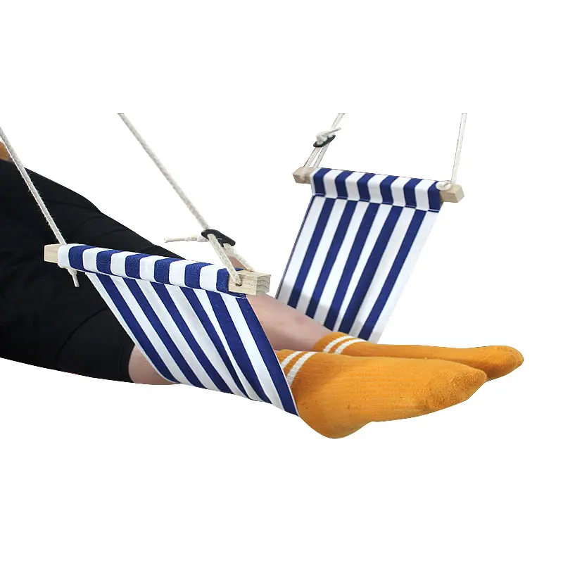 Офисный мини гамак для ног подставка под заказ офисных Холщовый 8 26|Качели двора| |