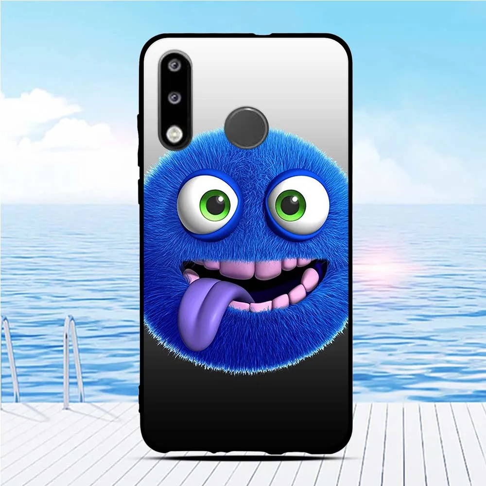Чехол-Бампер для Huawei P30 lite силиконовый чехол телефона TPU 3D рельефный мультяшный |