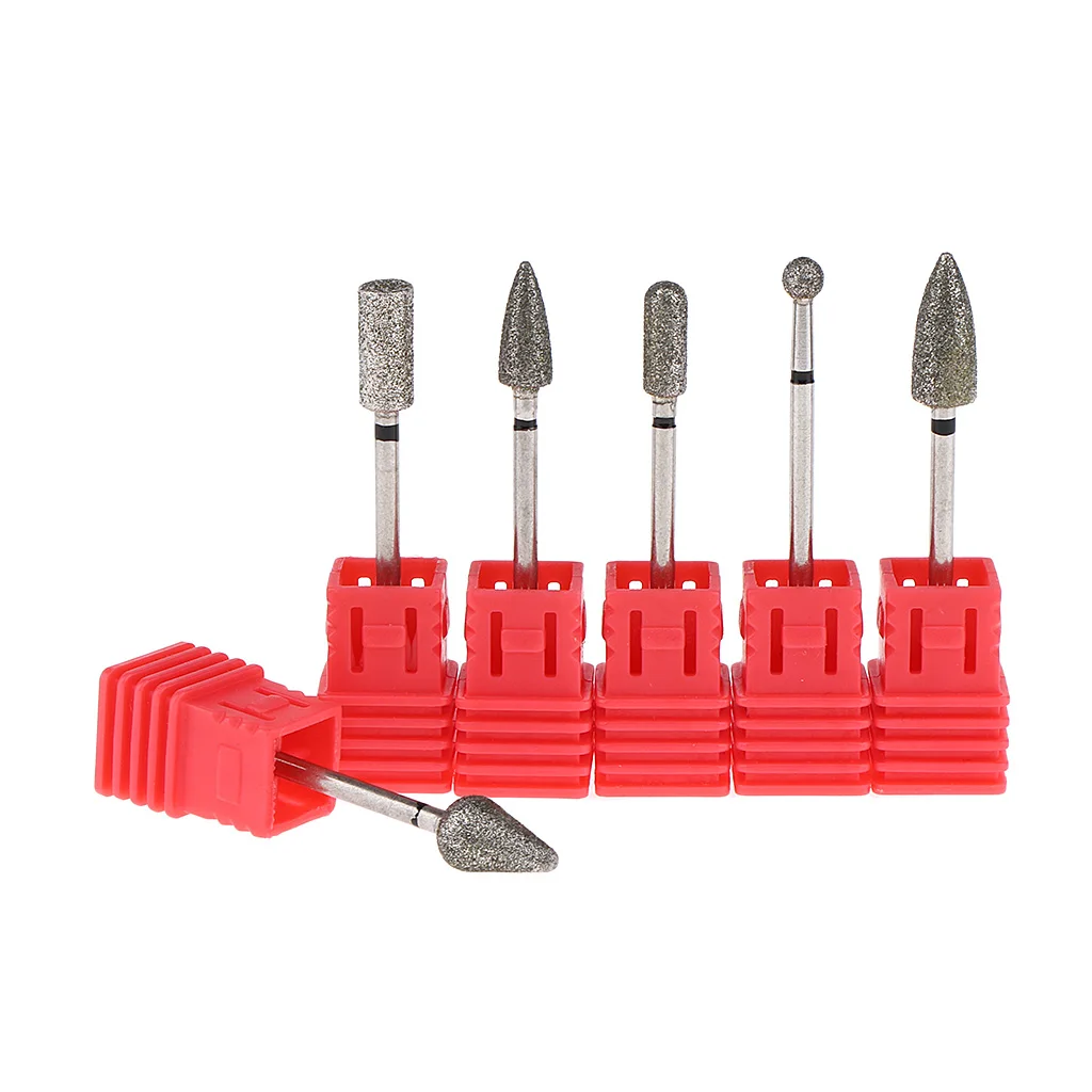 

Set of 6Pcs Carbide Nail Drill Bits Set Professional Cuticle Bit Nail Art Tools 3/32 inches