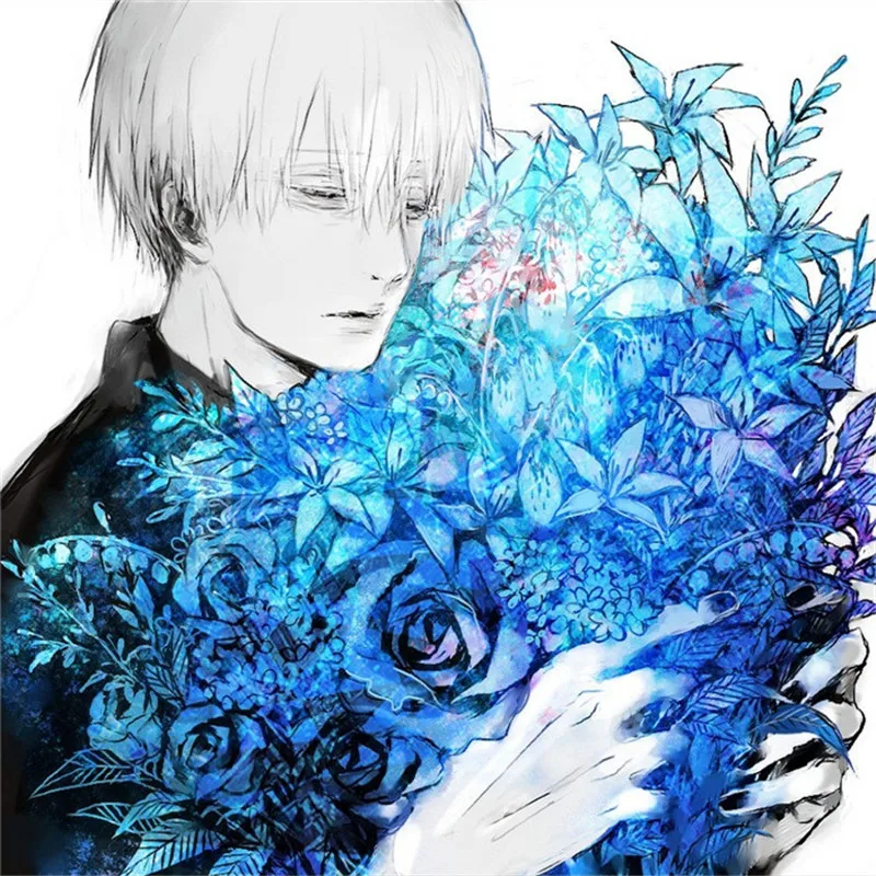 Алмазная вышивка PSHINY 5D DIY распродажа канезики Tokyo Ghoul Мультяшные картины из